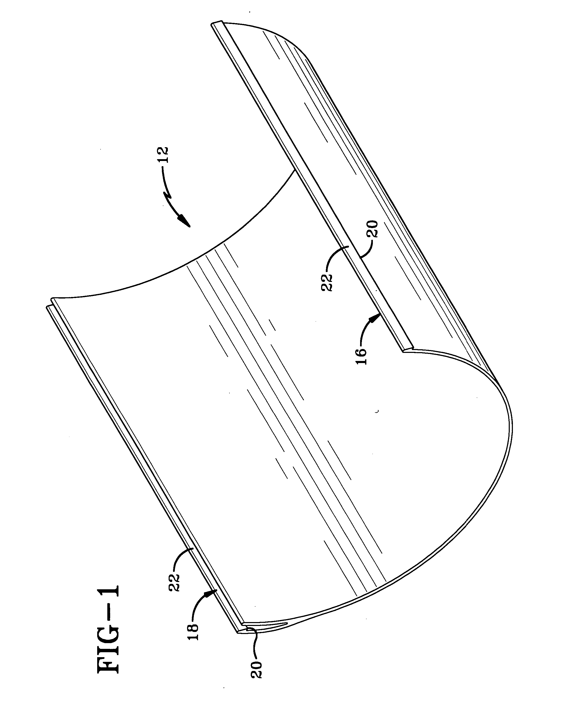 Two piece air duct section