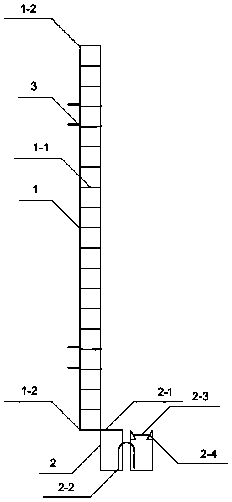 Efficient energy-saving and easy-to-install building external wall heat preservation underground water storage structure