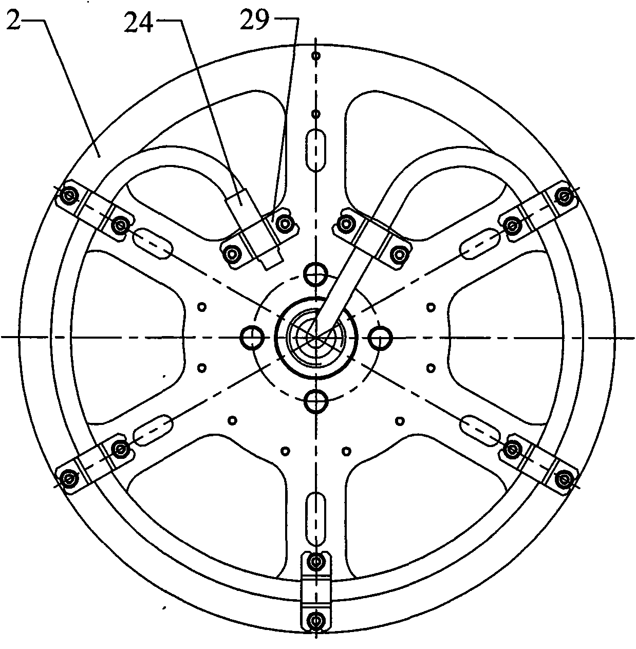 Cable storage type rotary optical cable signal transporting device