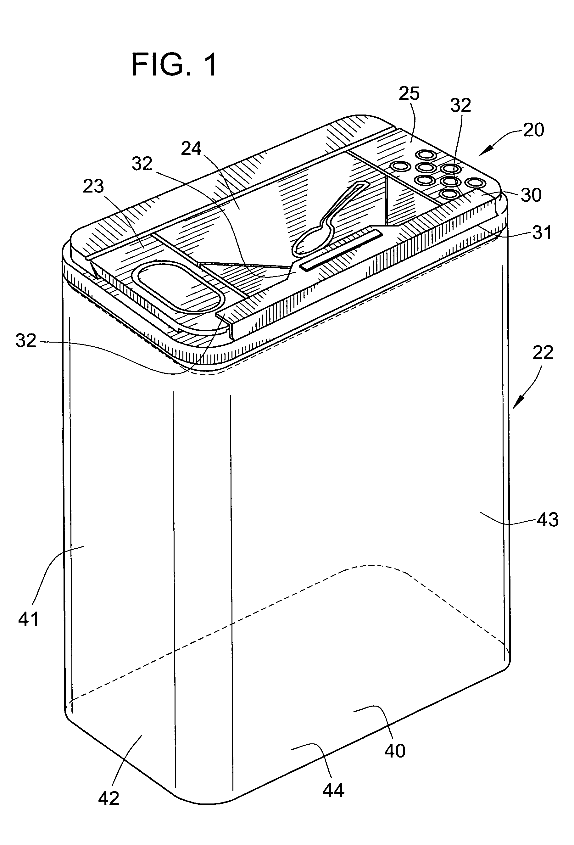 Tamper evident multiple door closure