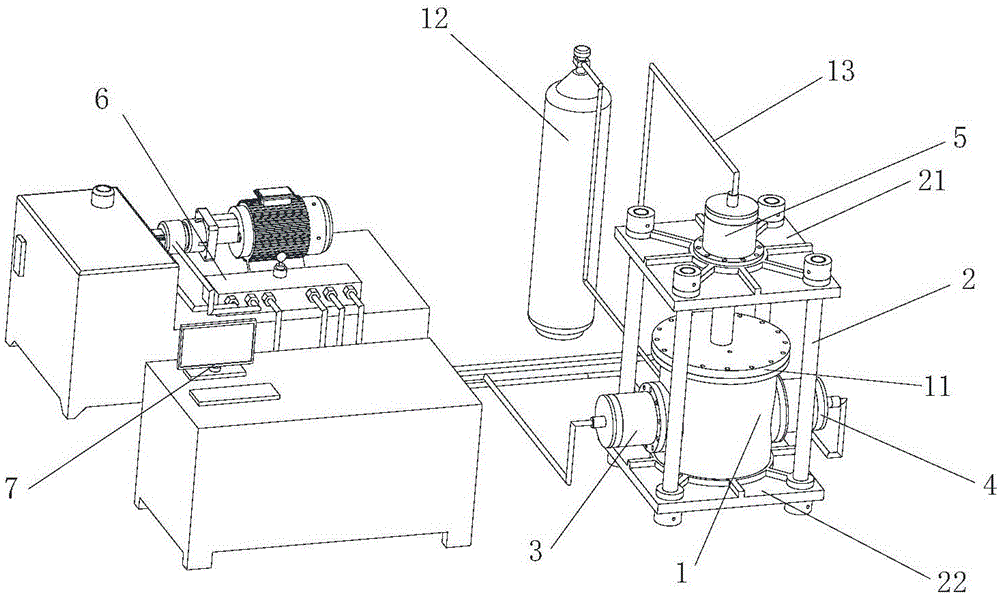 Heat-fluid-solid coupled coal body true-triaxial shearing percolation experimental device for various mediums and experimental method thereof