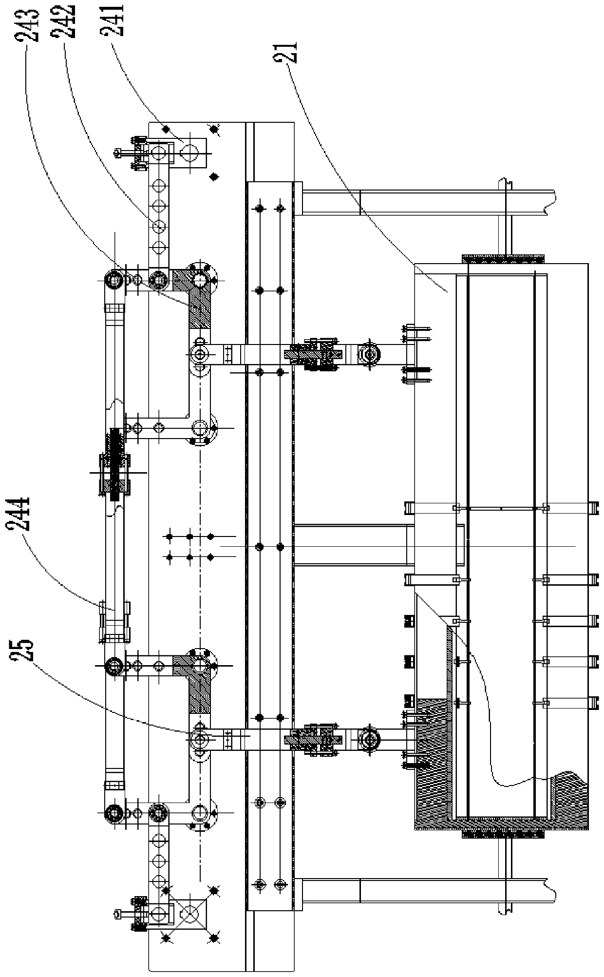 Variable-interaction mechanism and screen weaving equipment thereof