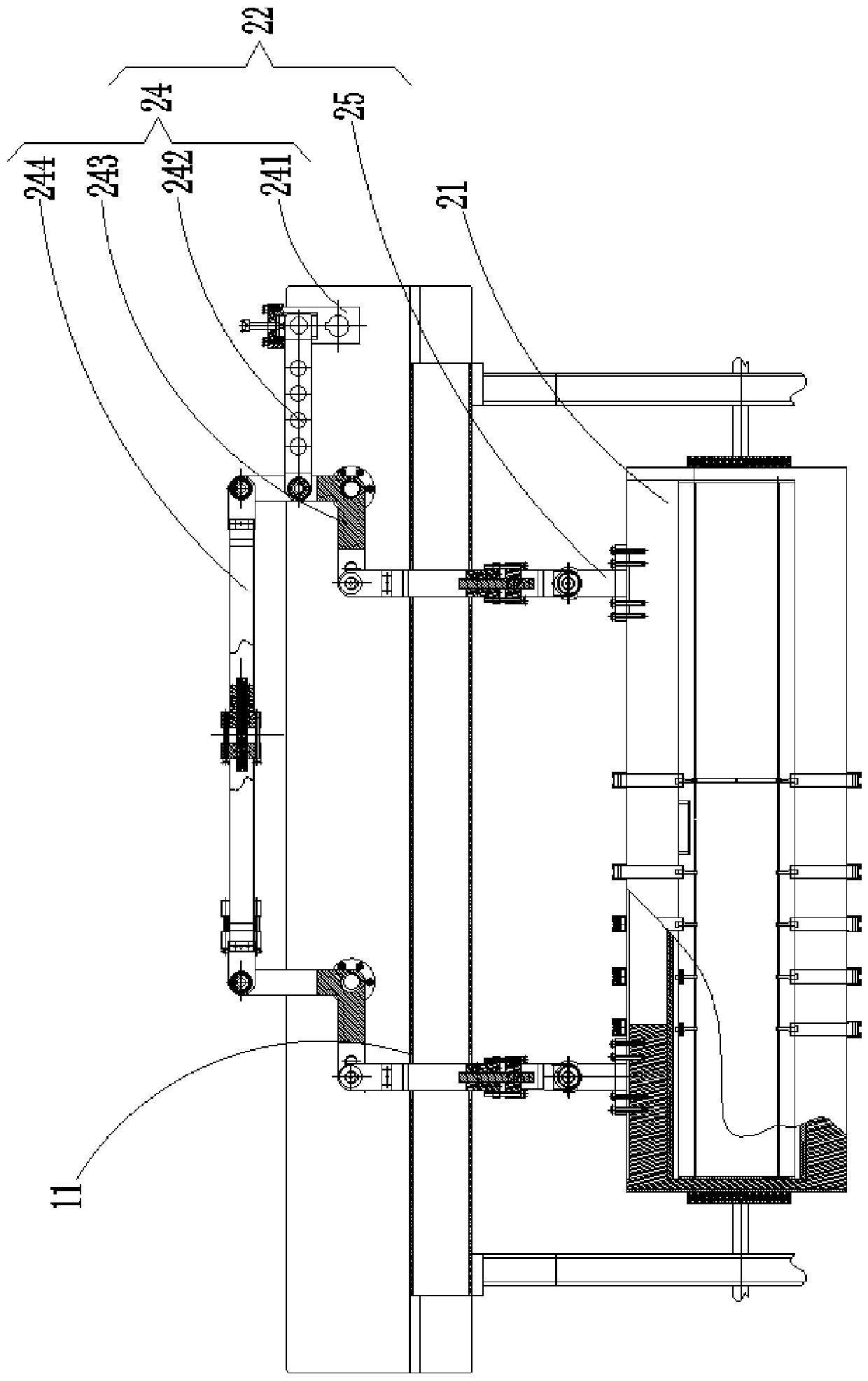 Variable-interaction mechanism and screen weaving equipment thereof