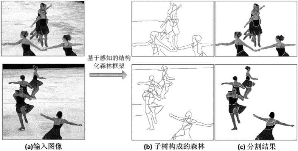 Cooperation segmentation method fusing perception information