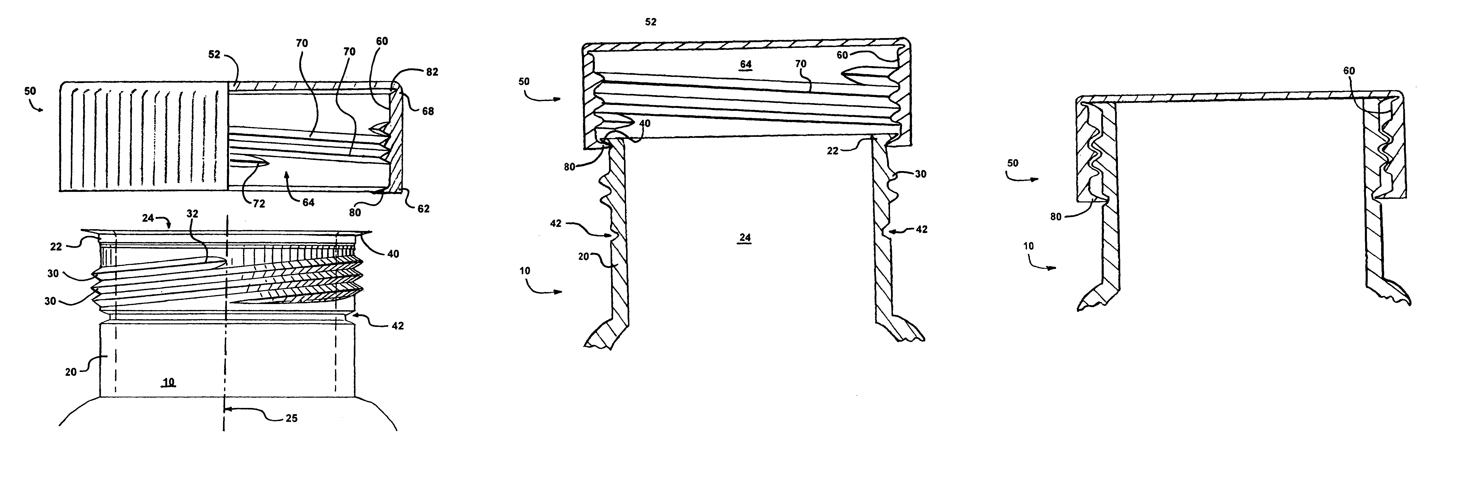 Method of connecting a top to a container