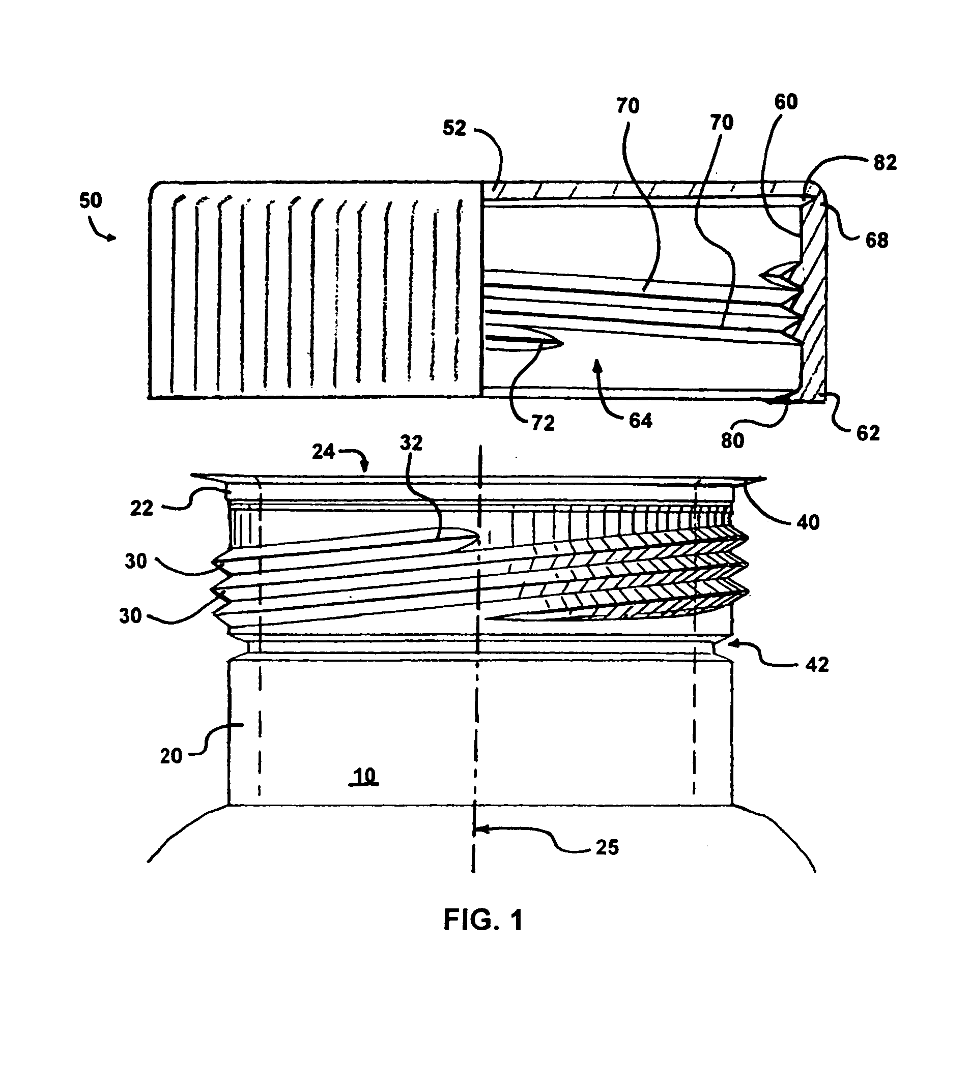 Method of connecting a top to a container