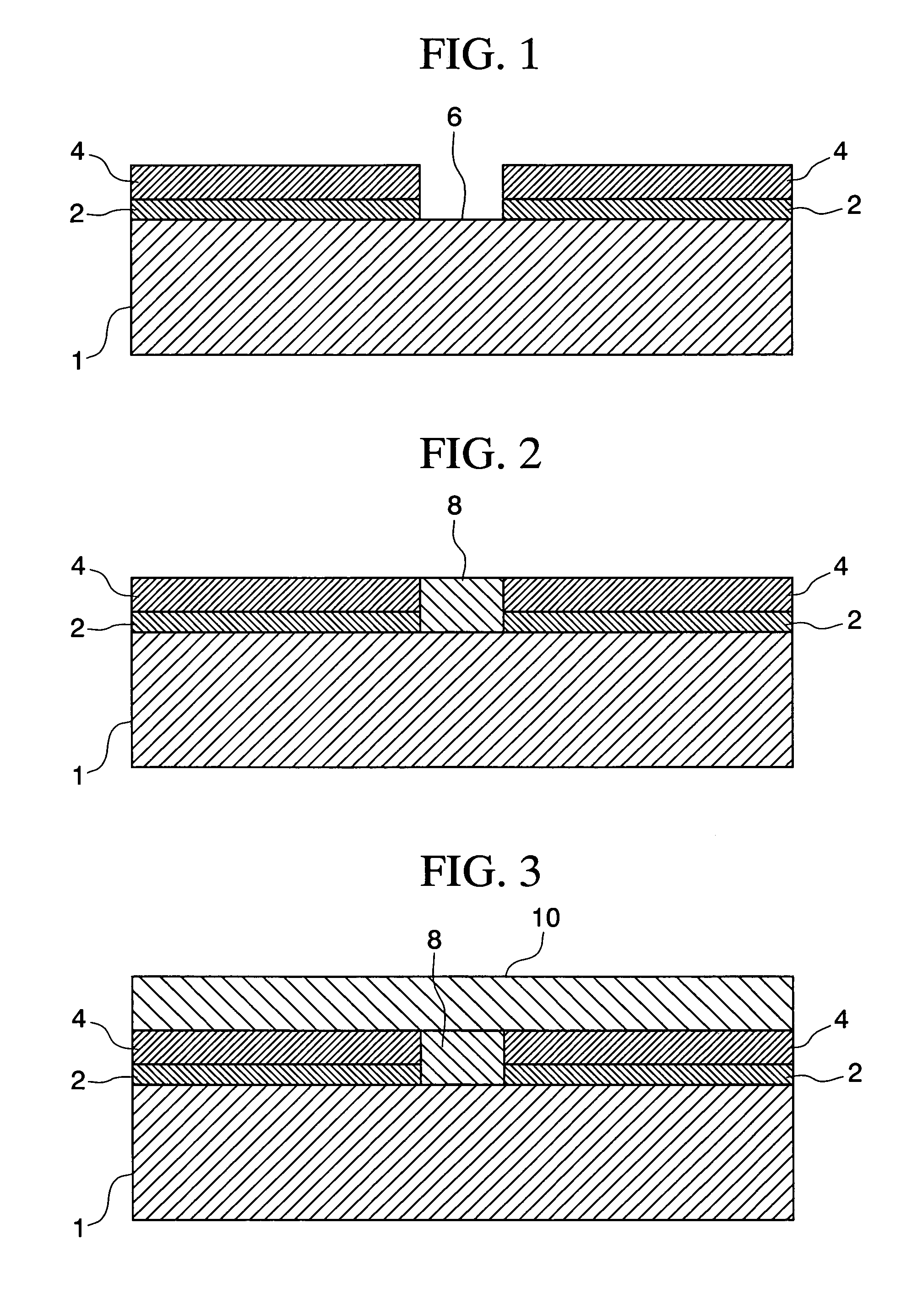 Process for forming metal layers