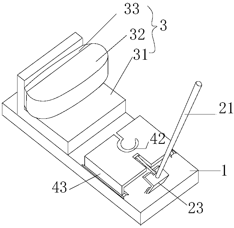 Wooden clothes hanger hook assembling and compressing machine