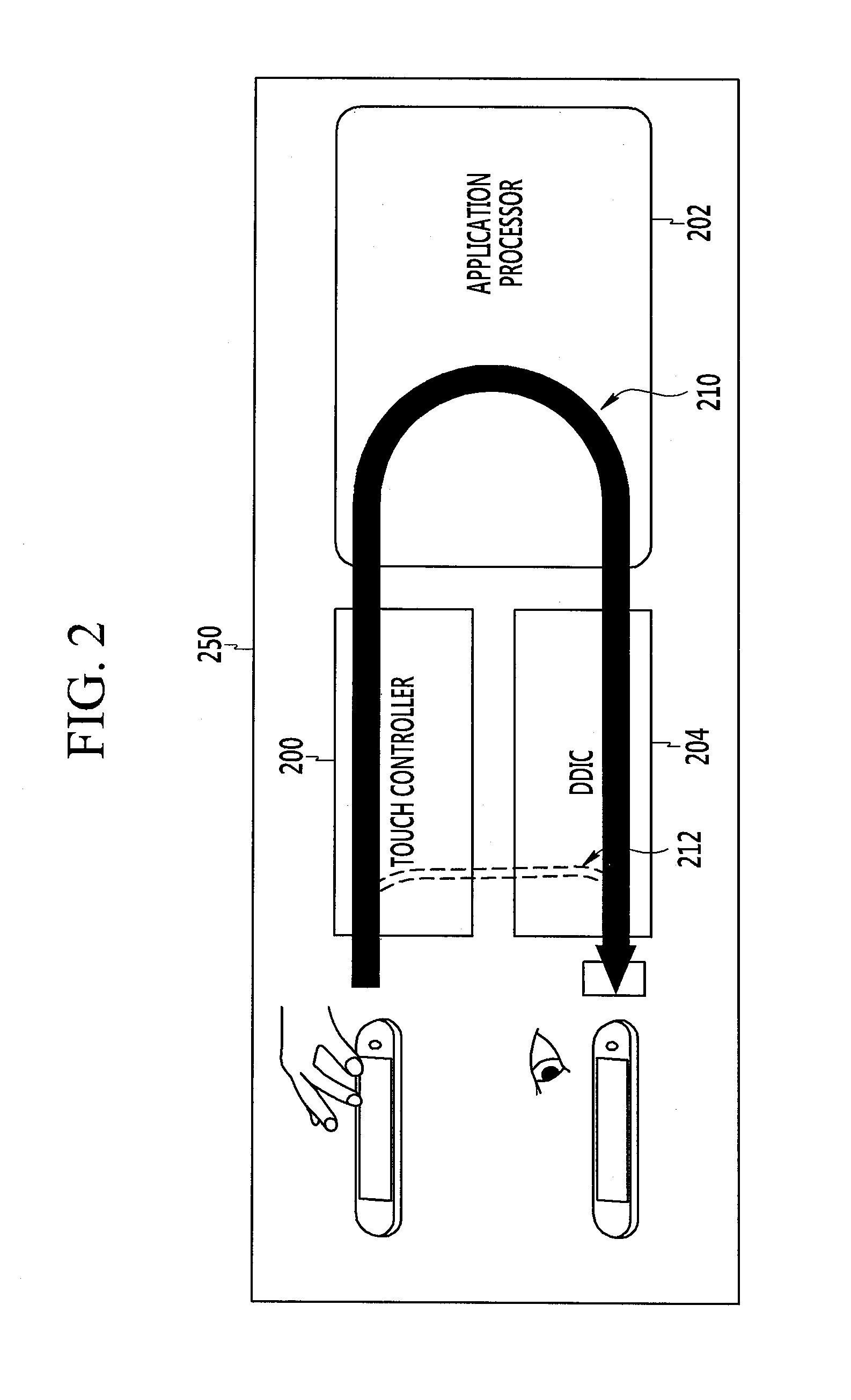 Terminal and apparatus and method for reducing display lag