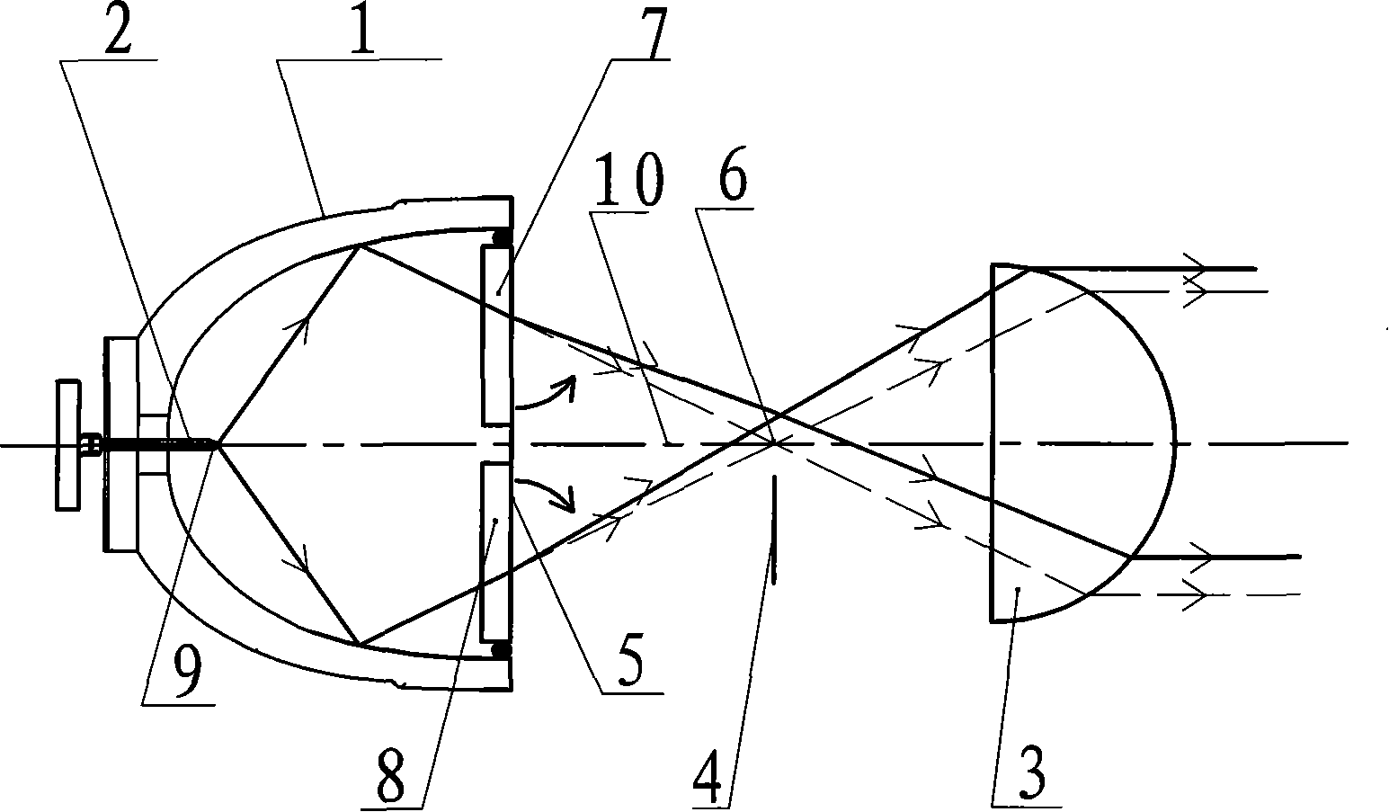 Headlight for motor-driven vehicle