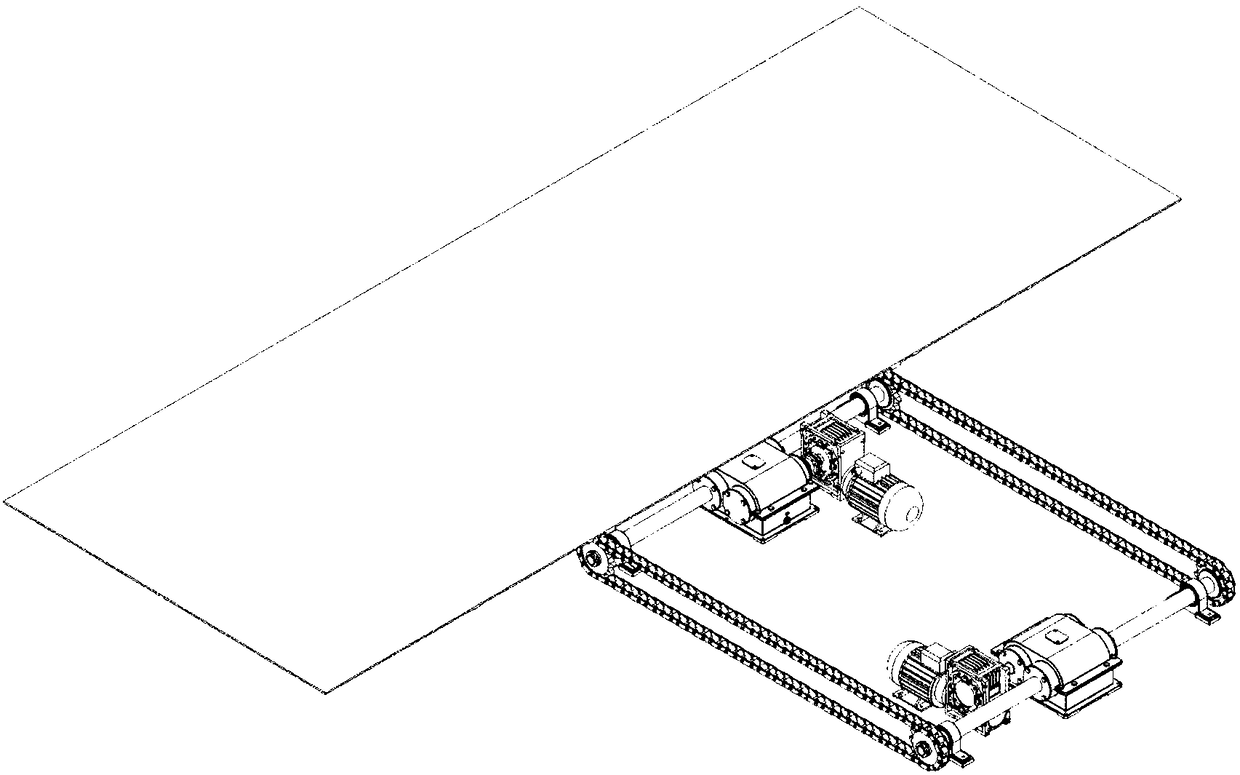 Horizontal moving type mechanical parking device