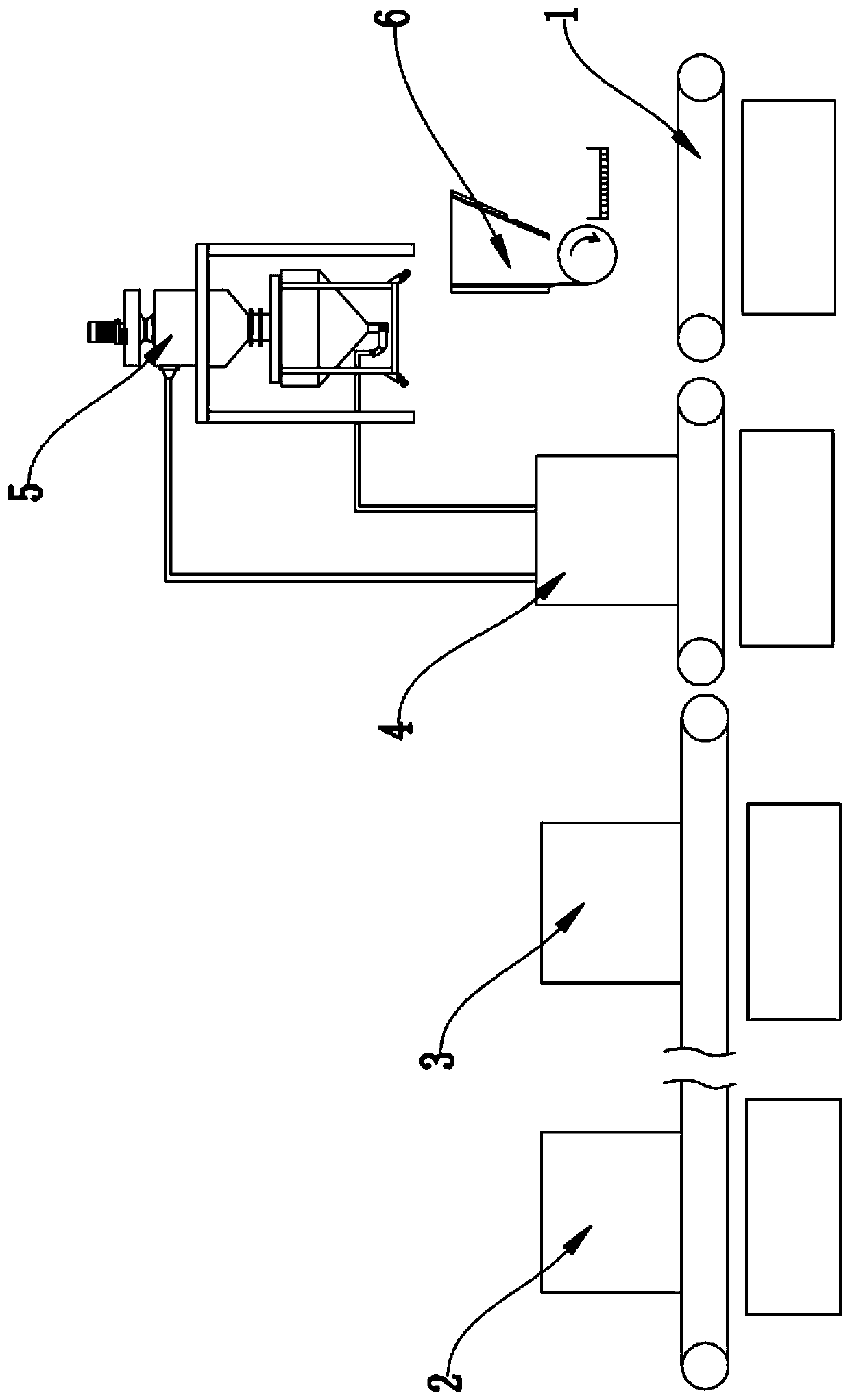 Ceramic tile decoration production system capable of distributing uniform ink-splashing patterns