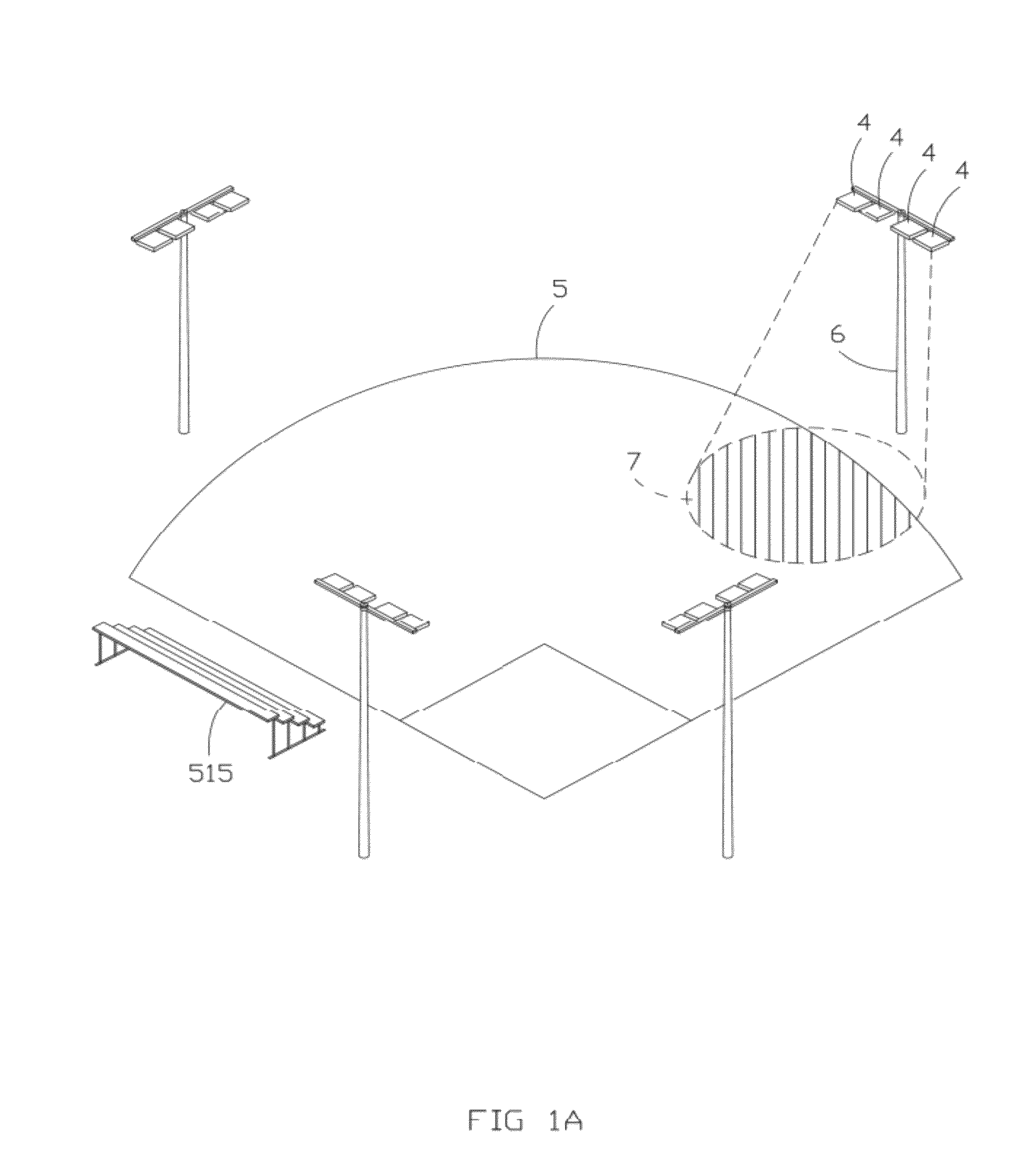 Apparatus, method, and system for independent aiming and cutoff steps in illuminating a target area