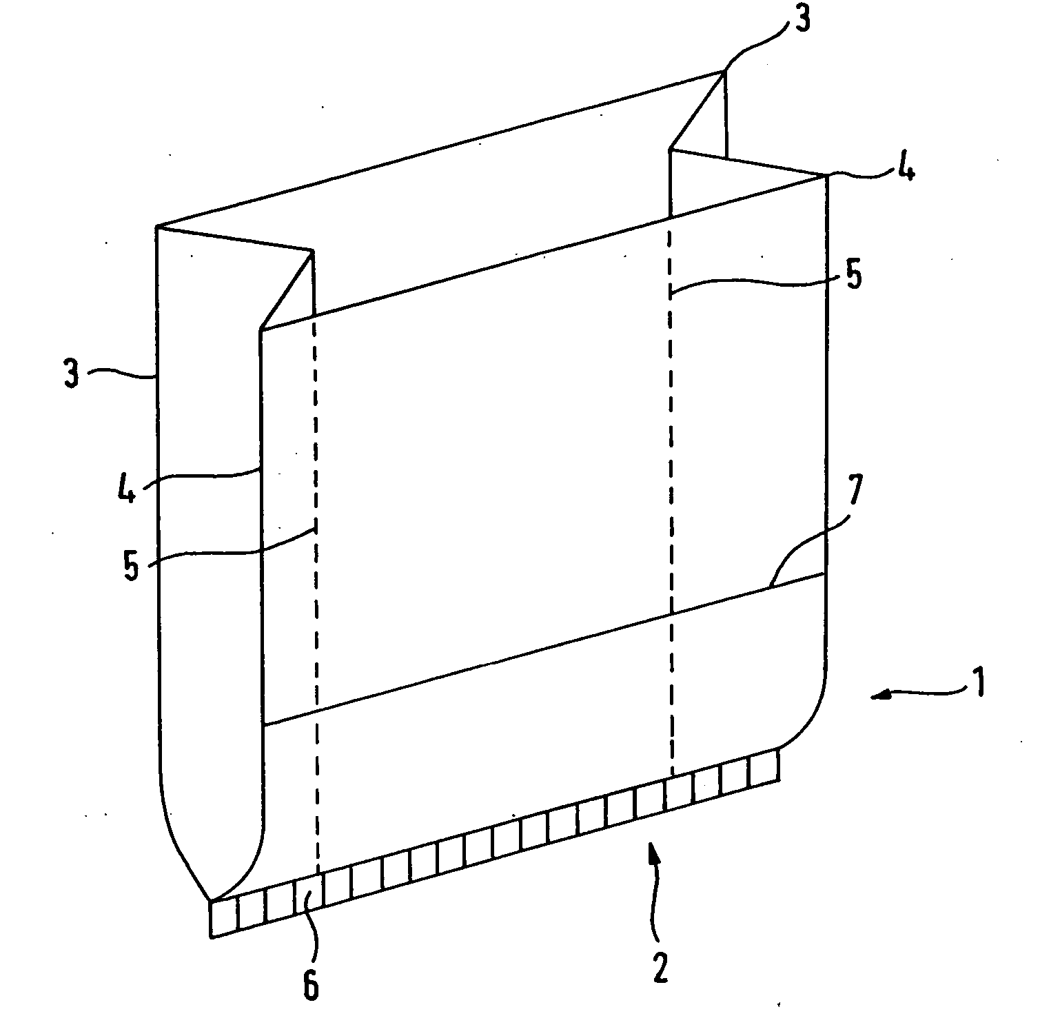 Filter bag and method for the production thereof