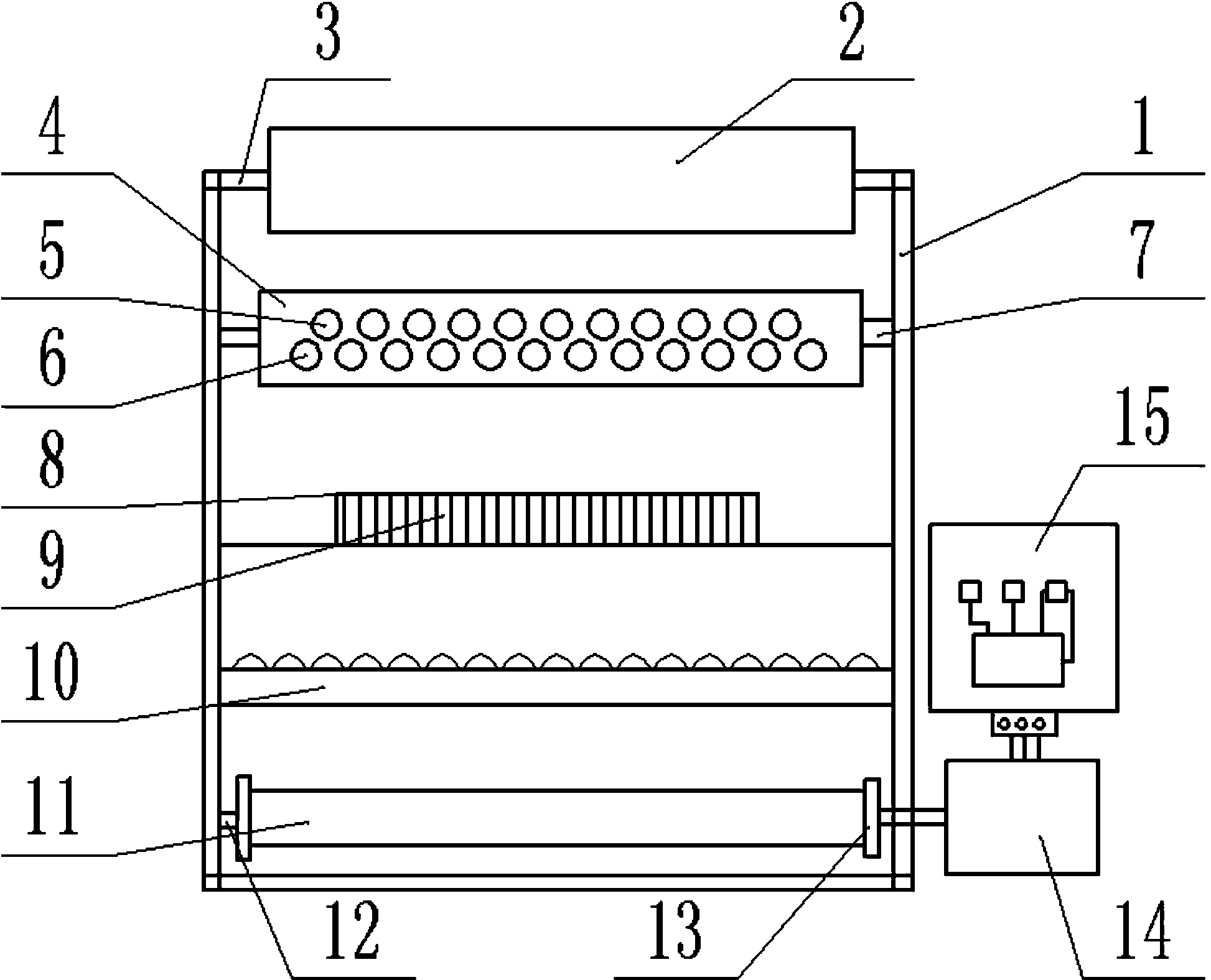 Glass fiber warping machine