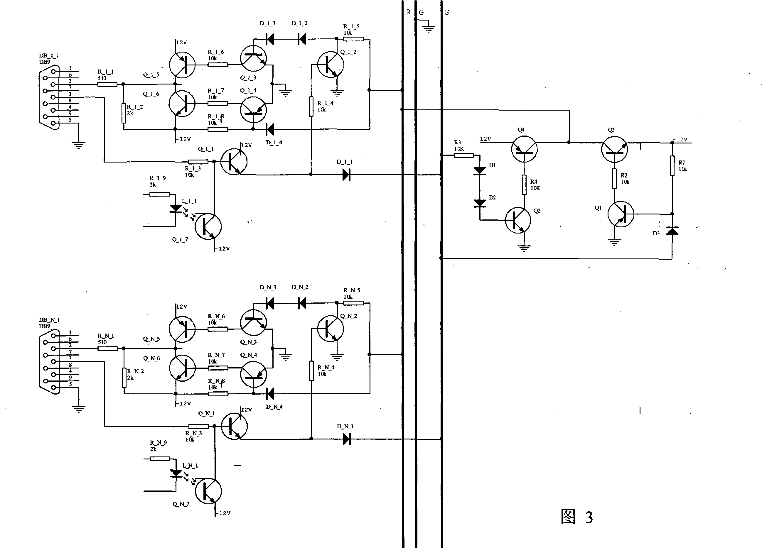 Duplex interconnection device based on standard RS-232 interface and its control method