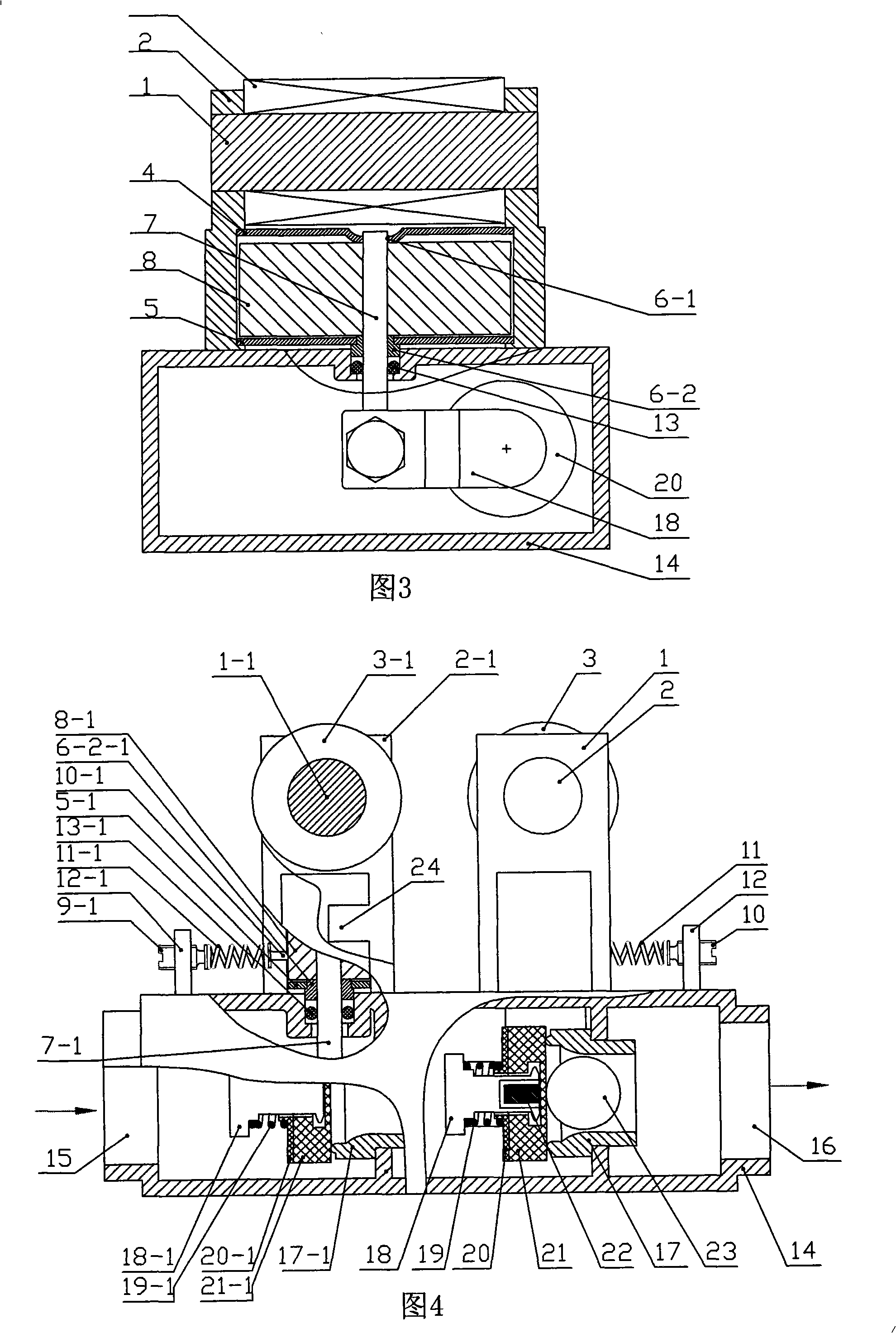 Vertical rotor type gas electromagnetic valve