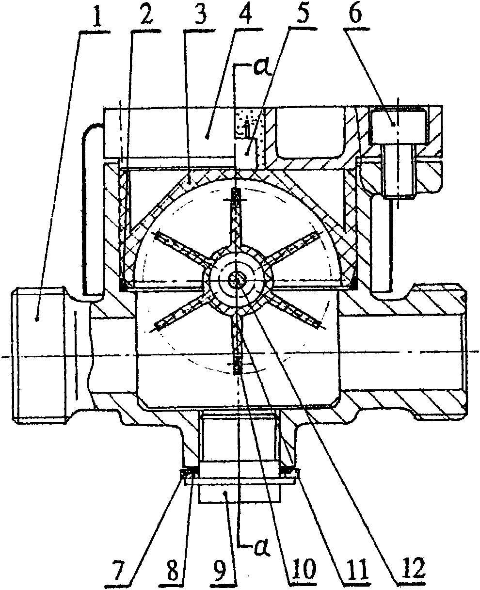 Flow sensor of heat energy meter