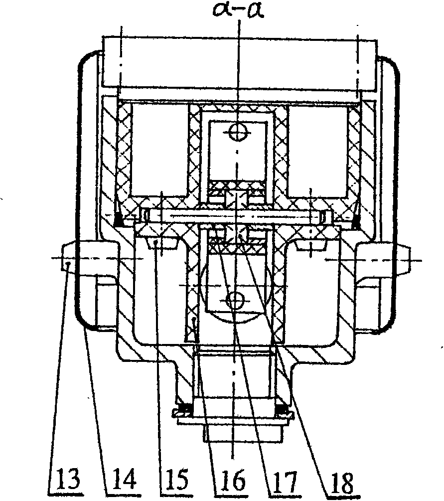 Flow sensor of heat energy meter