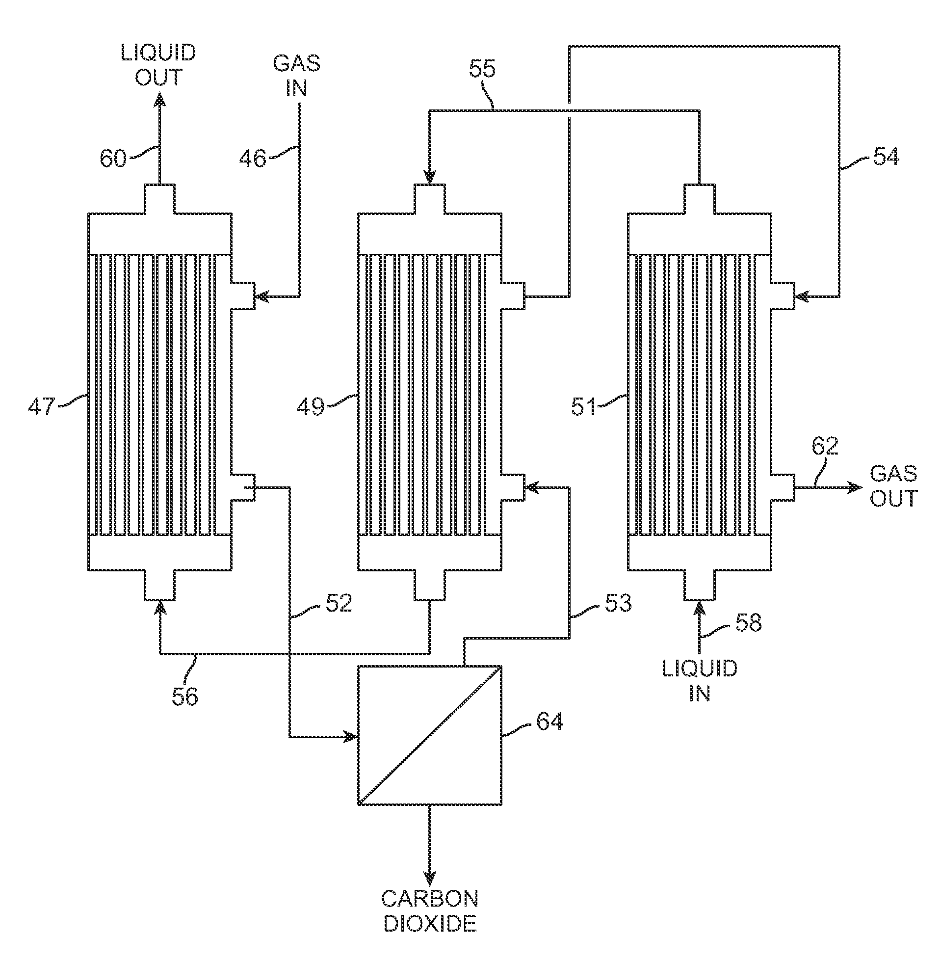 Syngas conversion system using asymmetric membrane and anaerobic microorganism