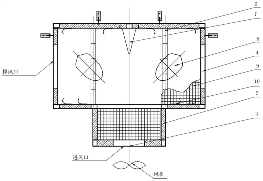 T-shaped impedance micropore multi-combination exhaust silencing device