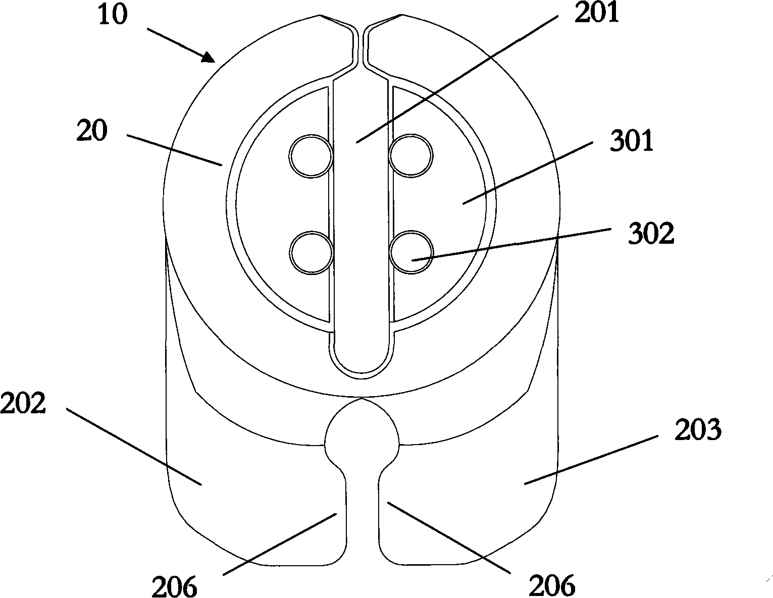 Fixation aid for brain electrode lead