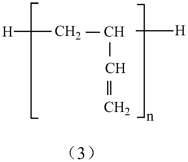 A modified polybutadiene prepolymer and its preparation method and application