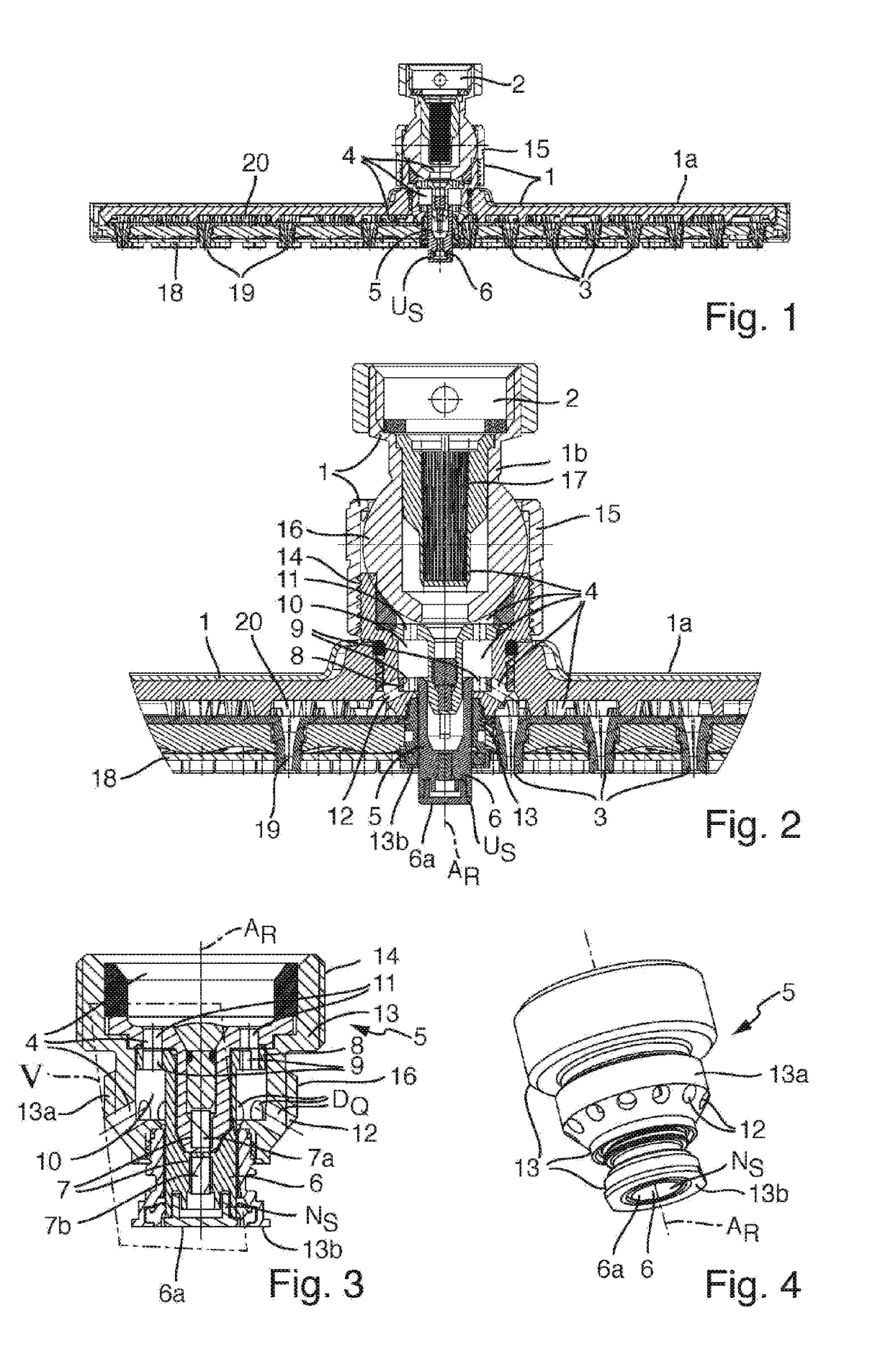 Shower head having an overpressure valve