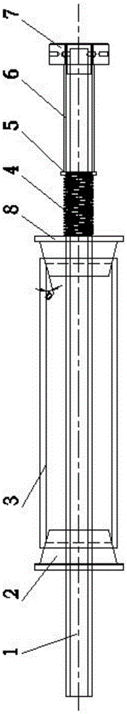 Roller surface flame spraying and clamping device and assembling method thereof