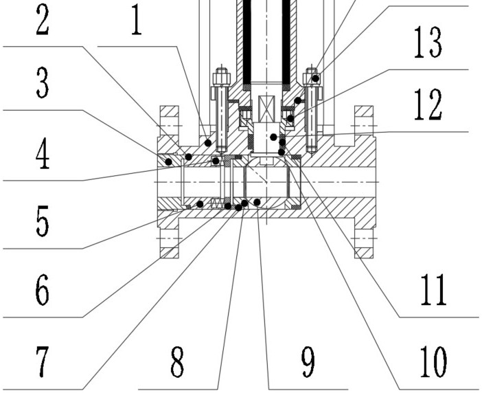 Low-temperature valve and production line thereof