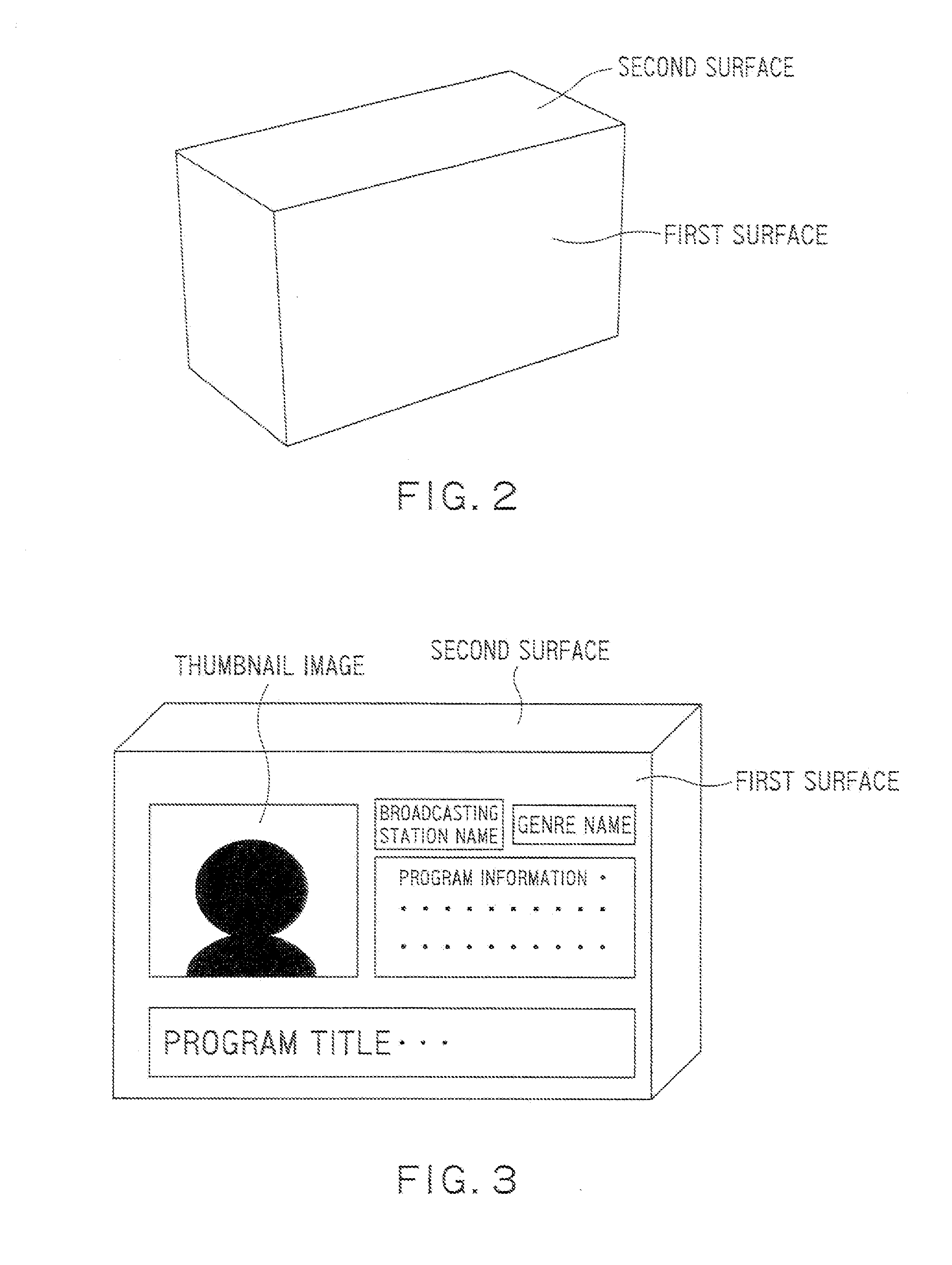 Information visualization device and information visualization method