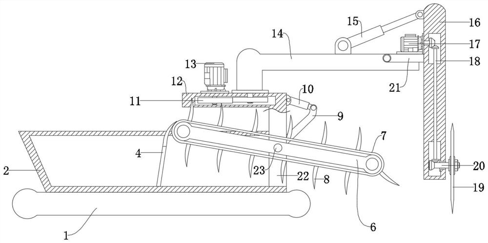 Water surface salvaging device for water pollution treatment