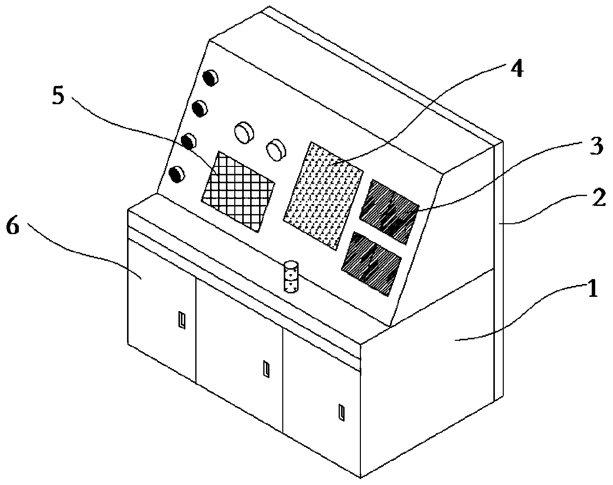 Water-free directly-heated type electric heating control system based on campus area heating