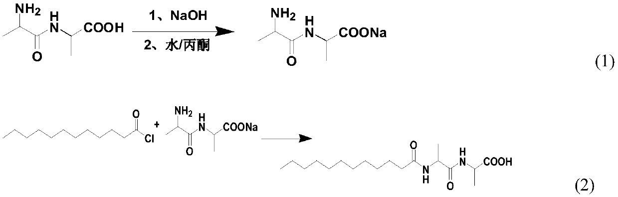 Novel amino acid self-assembled supermolecular polymer as well as preparation methods and application thereof