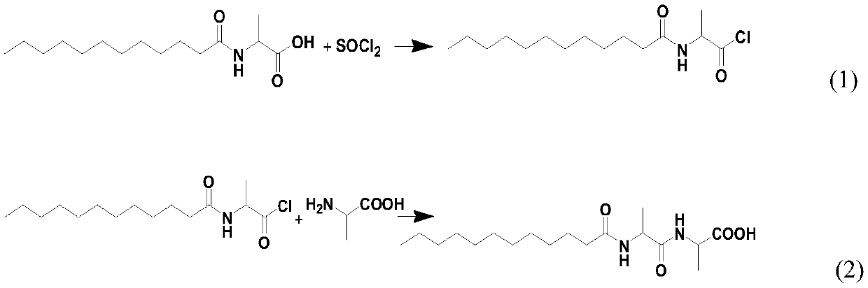 Novel amino acid self-assembled supermolecular polymer as well as preparation methods and application thereof