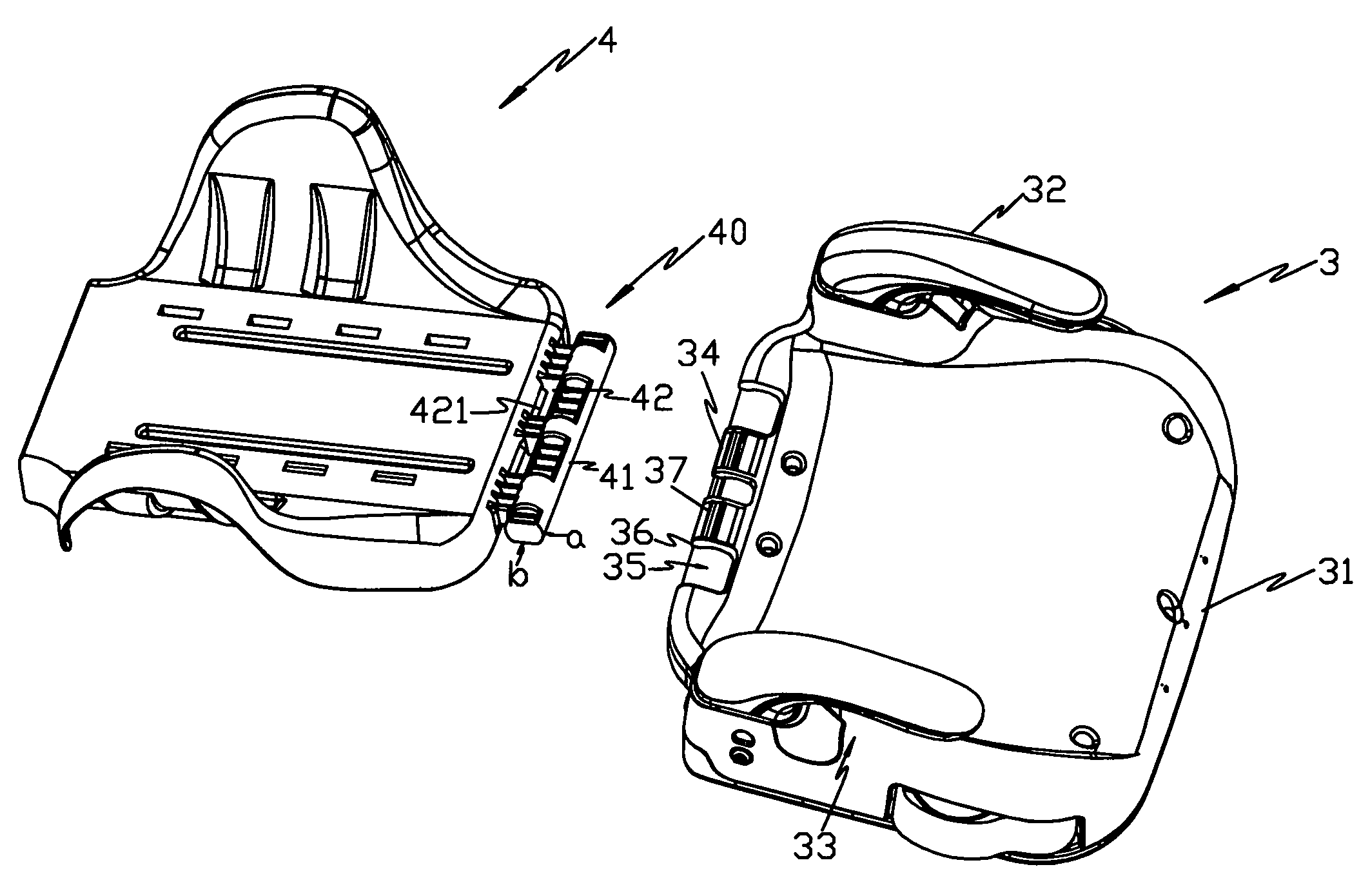 Detachable children vehicle seat