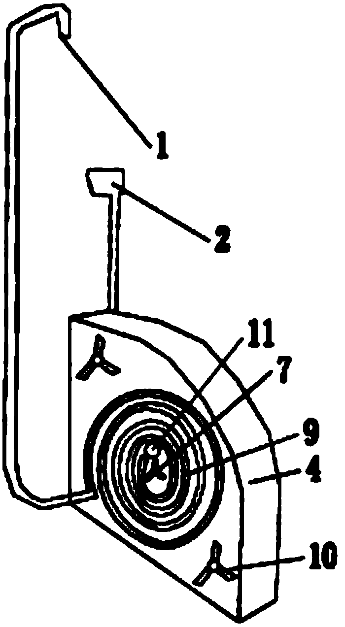 Efficient heat energy self-circulating type hot water supply device