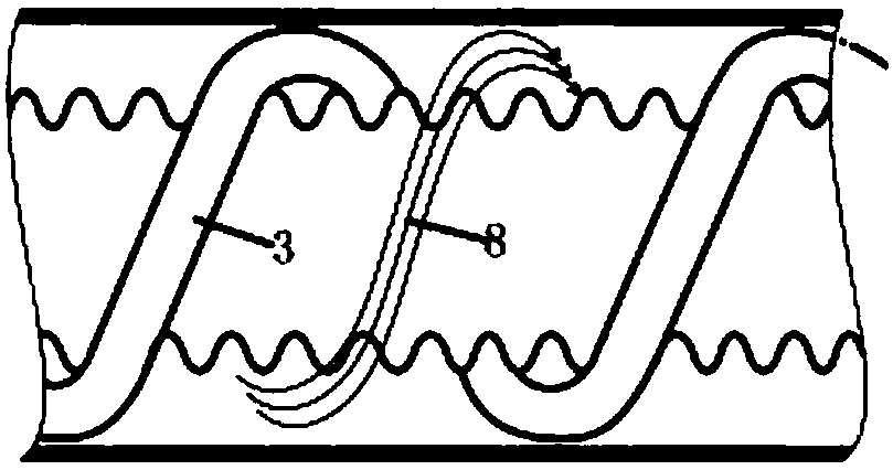 Efficient heat energy self-circulating type hot water supply device