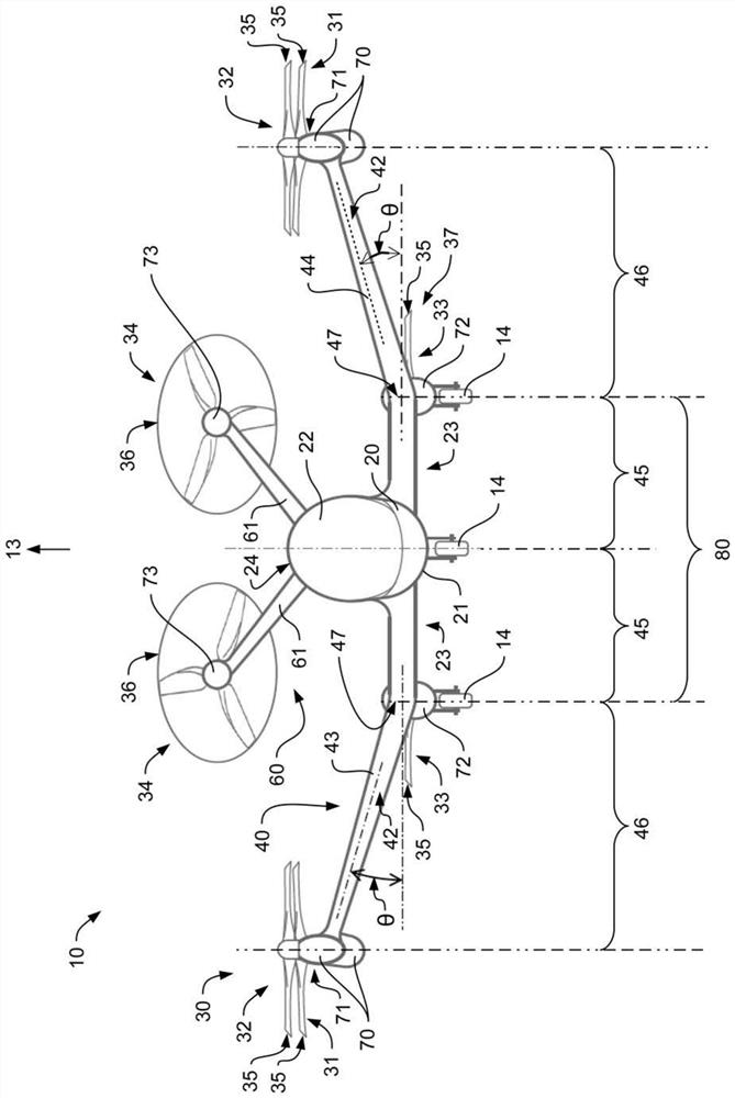 A multirotor aircraft that is adapted for vertical take-off and landing (VTOL)