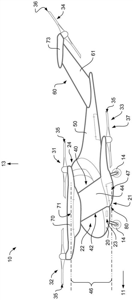 A multirotor aircraft that is adapted for vertical take-off and landing (VTOL)