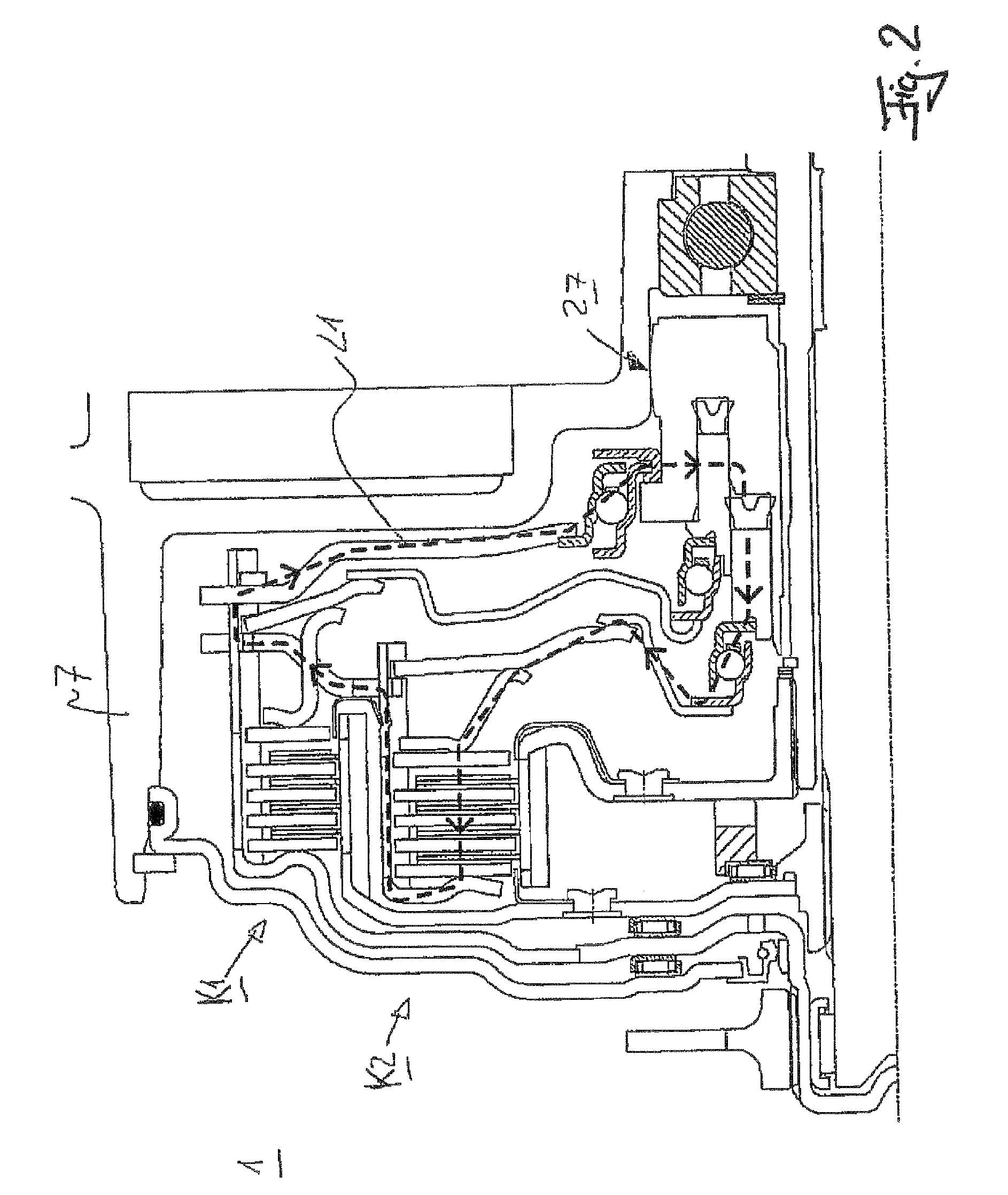 Multiple clutch device