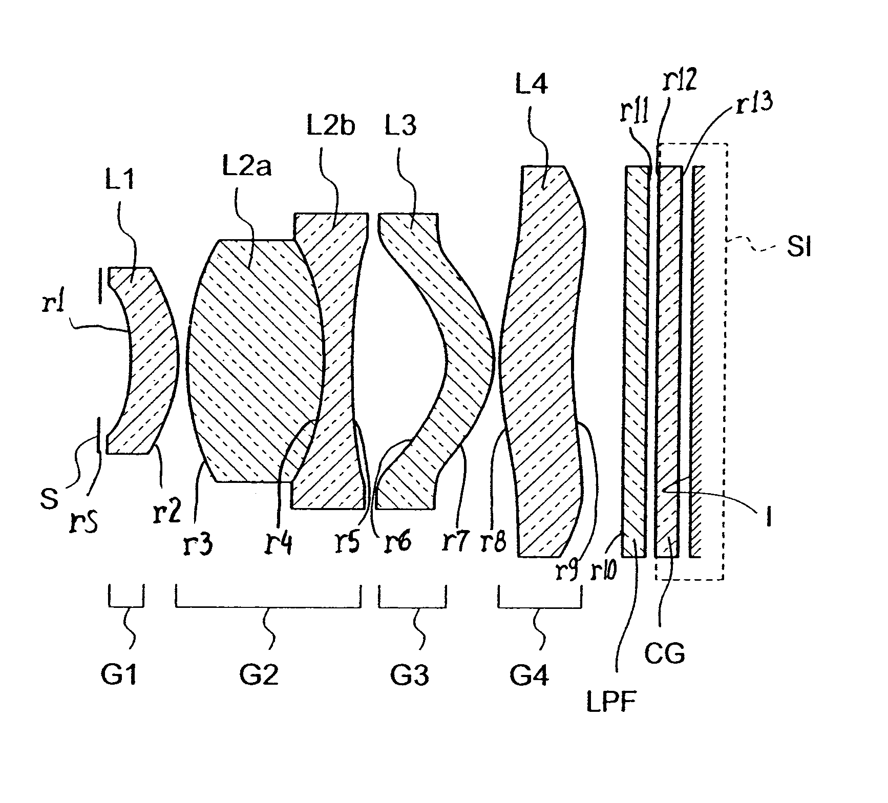 Small imaging lens and imaging apparatus