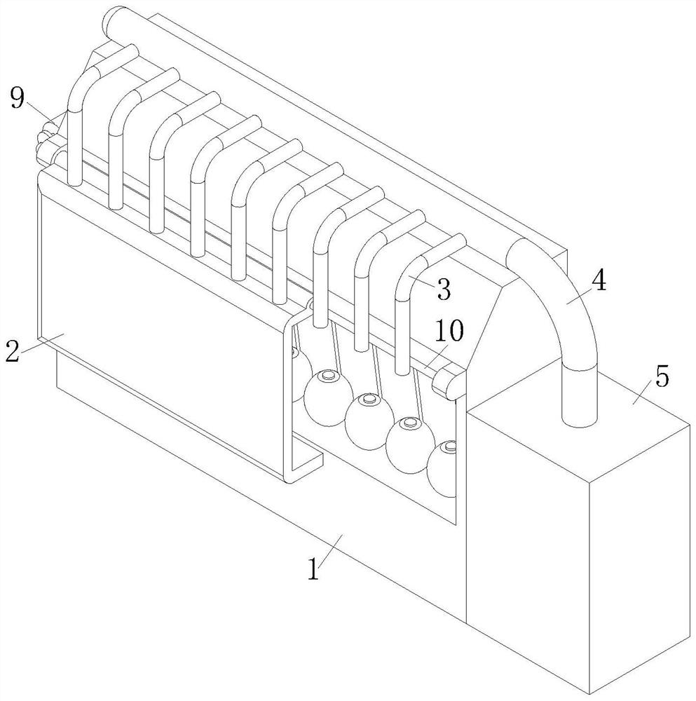 Roving frame with dust collection function