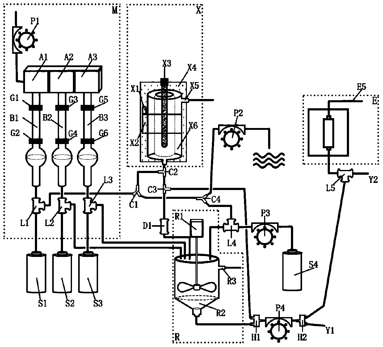 Online analyzer for total phosphorus of water quality and detection method thereof