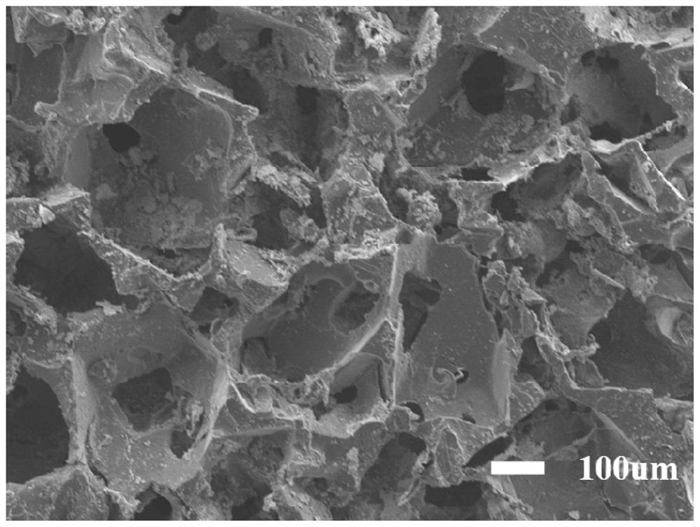 Super-hydrophobic spongy three-dimensional conductive composite material as well as preparation method and application thereof