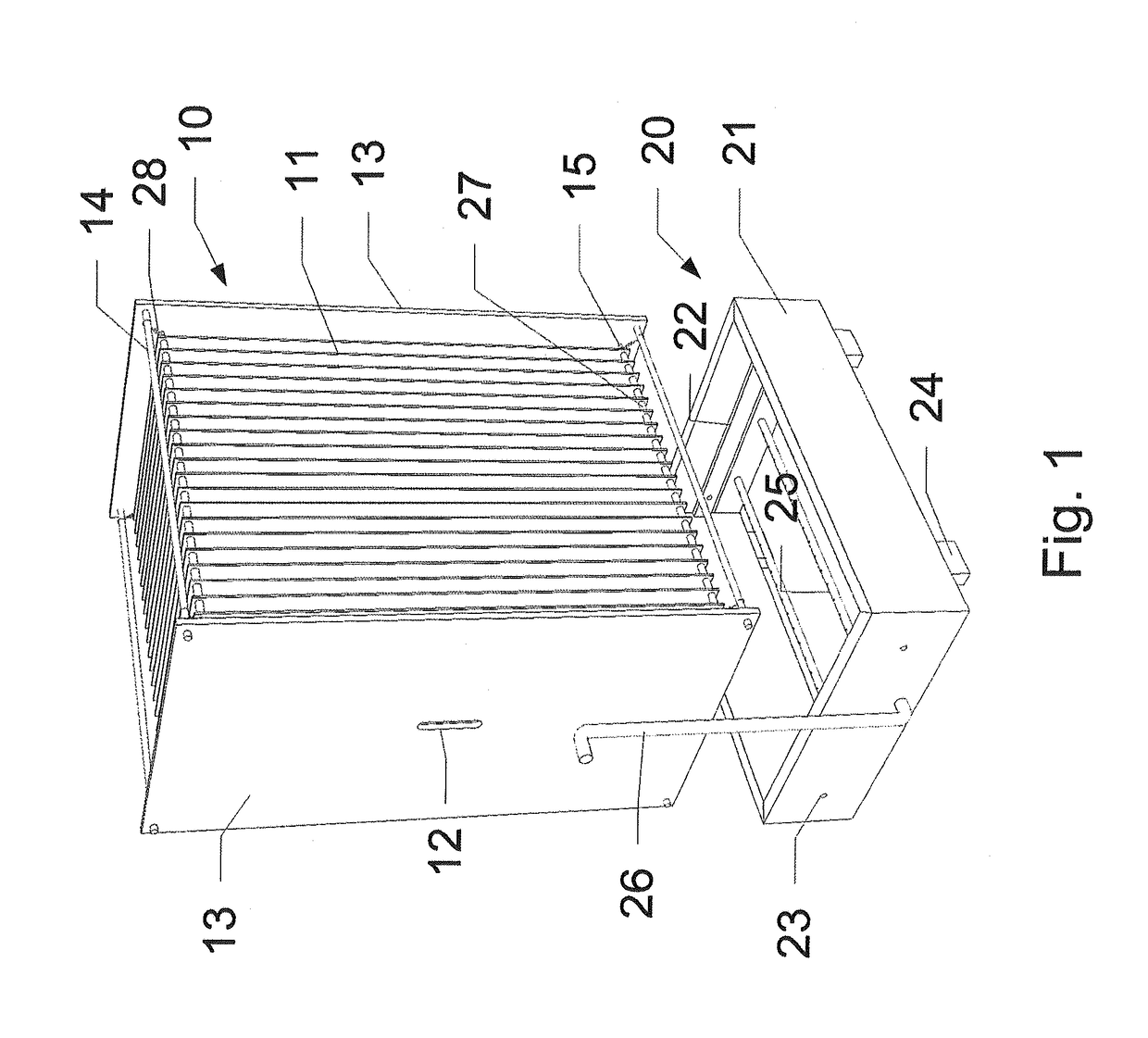 Filtration arrangement for micro, ultra and nanofiltration