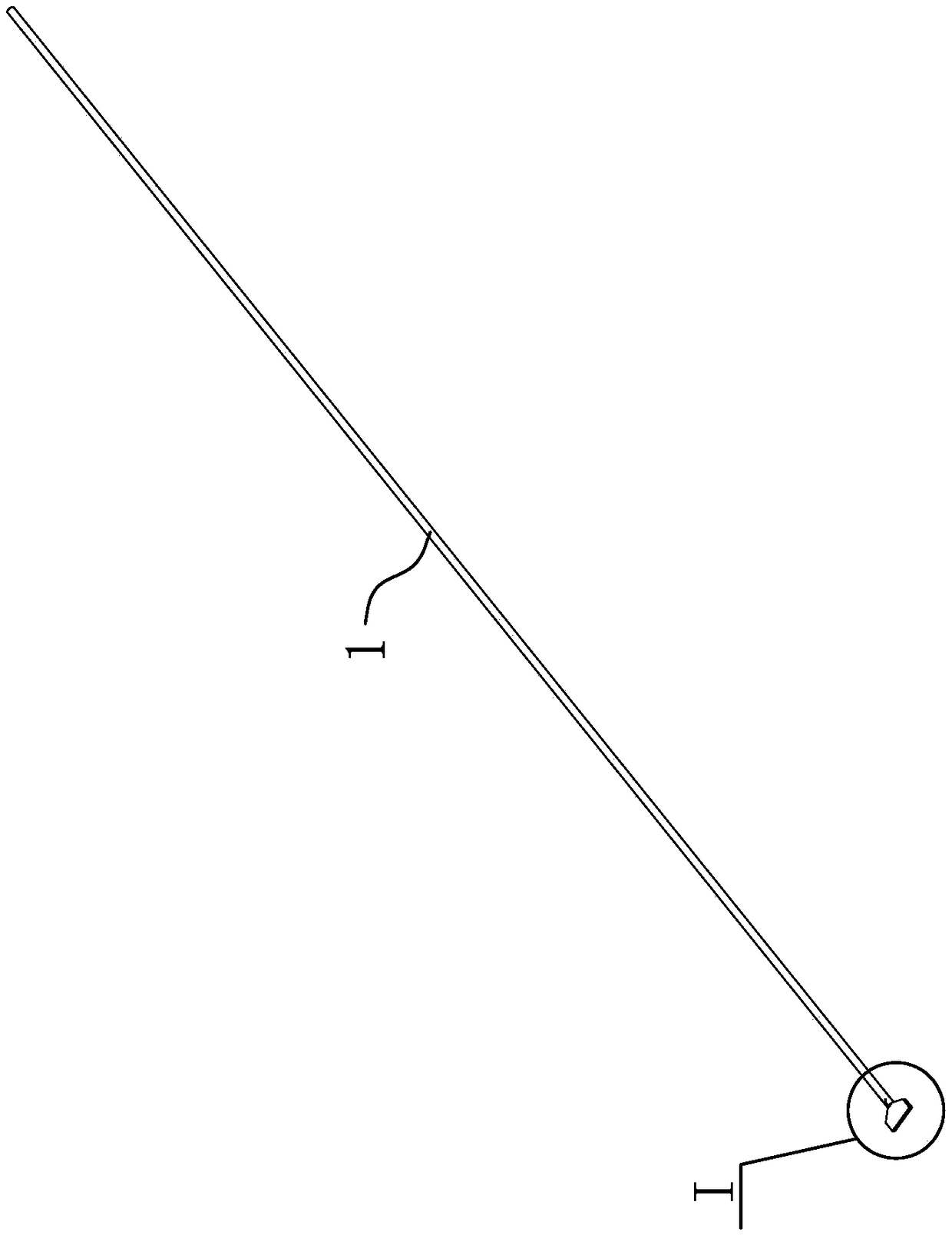 Dredging brush of urinary catheter