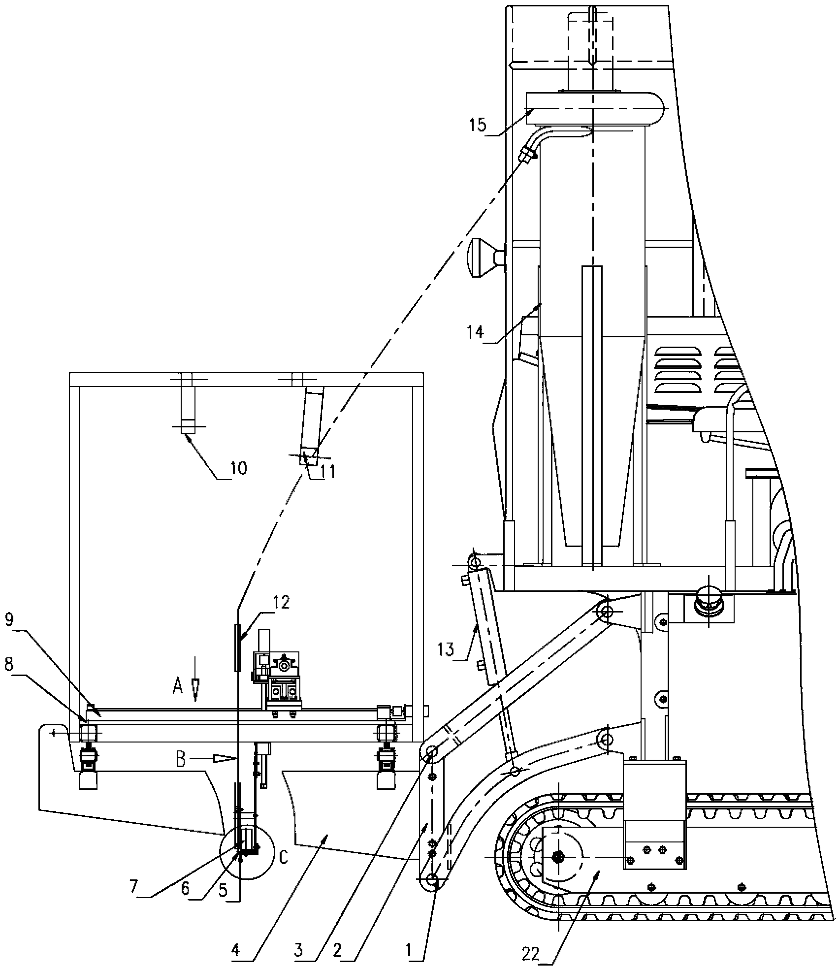 Intelligent tea leaf picking machine