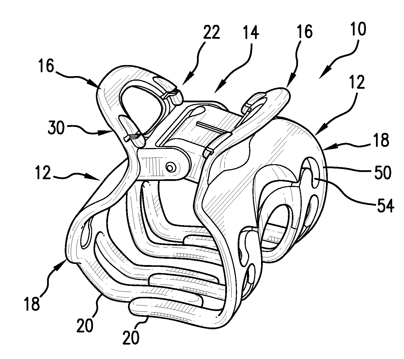 Hair clip with flexing comfort features