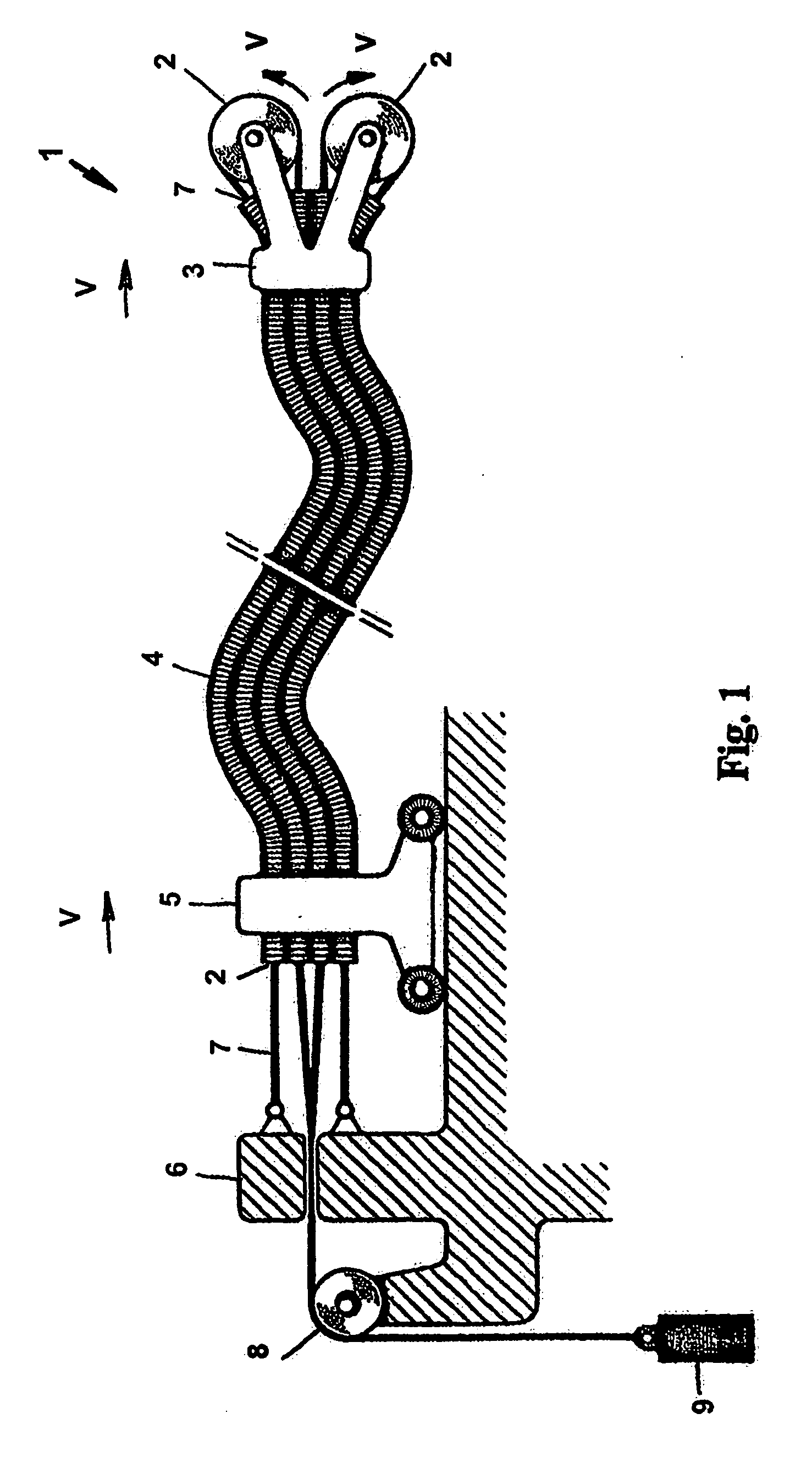 Apparatus suited for use in a space which is difficultly accessible